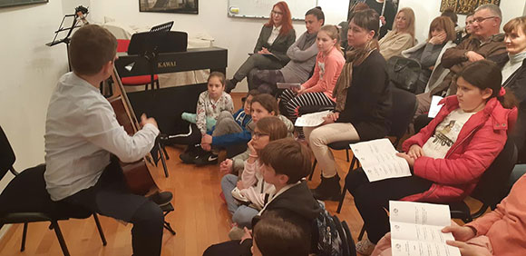 koncert učenika osnovne glazbene škole Lovro pl. Matačić iz Omiša